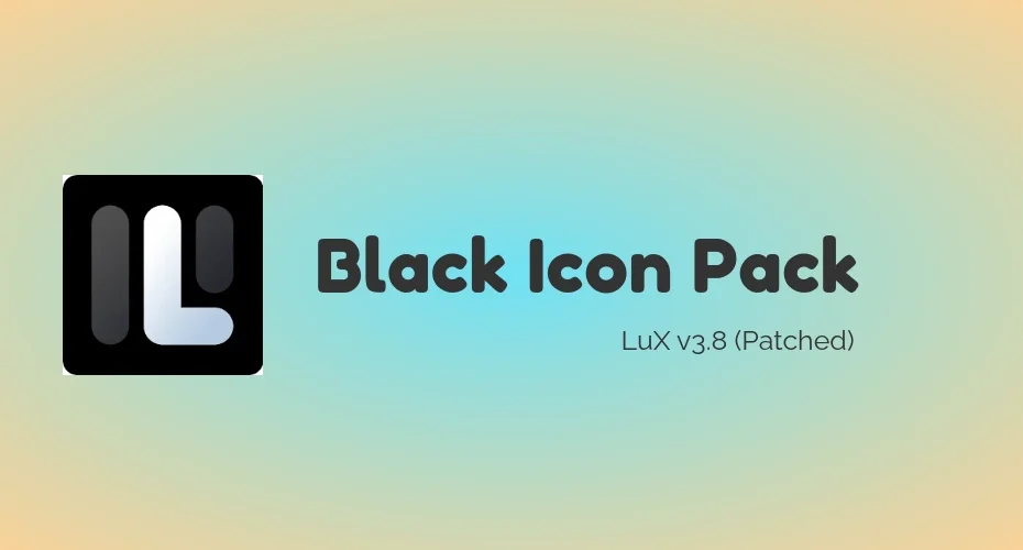 Black Icon Pack Patched